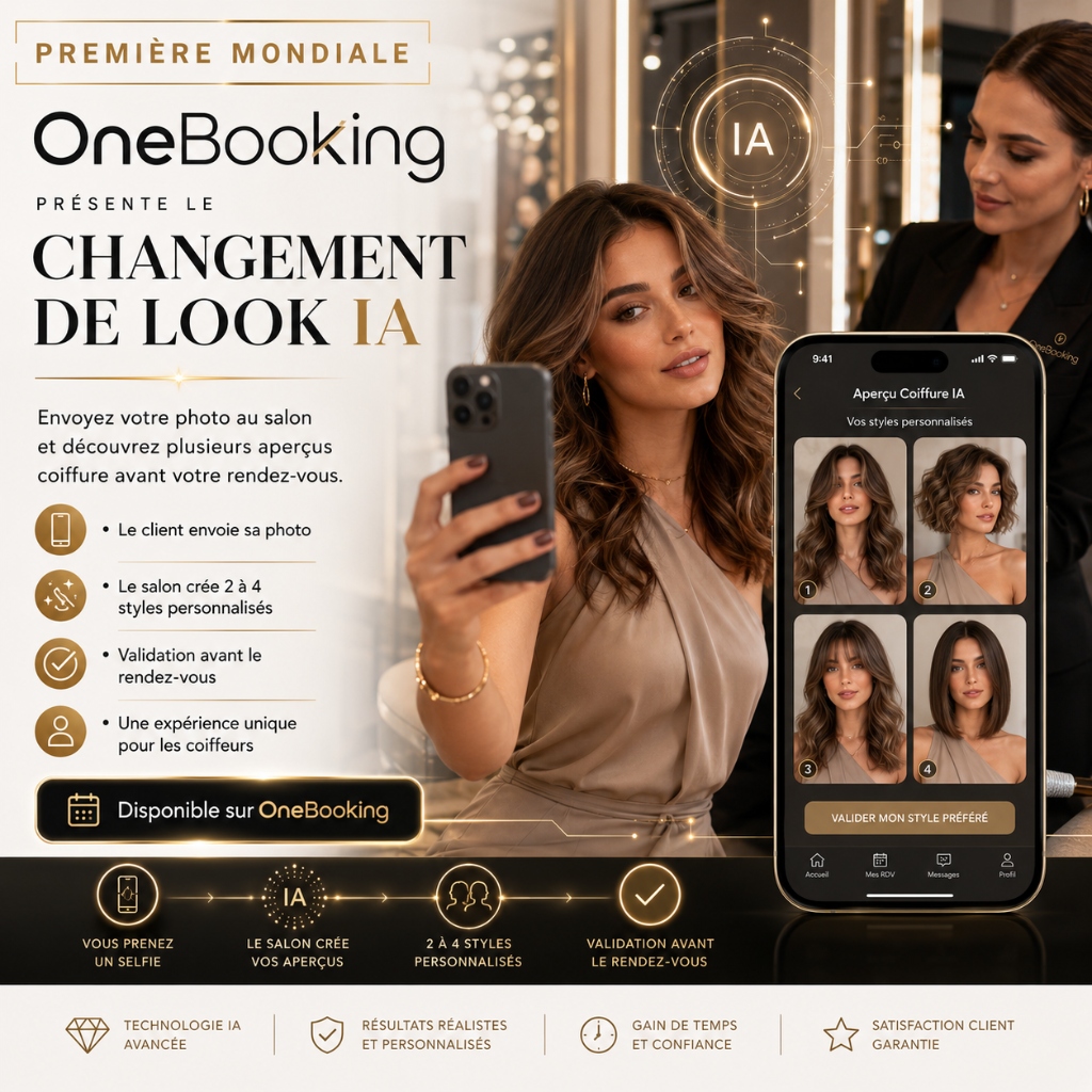 OneBooking Changement de Look IA