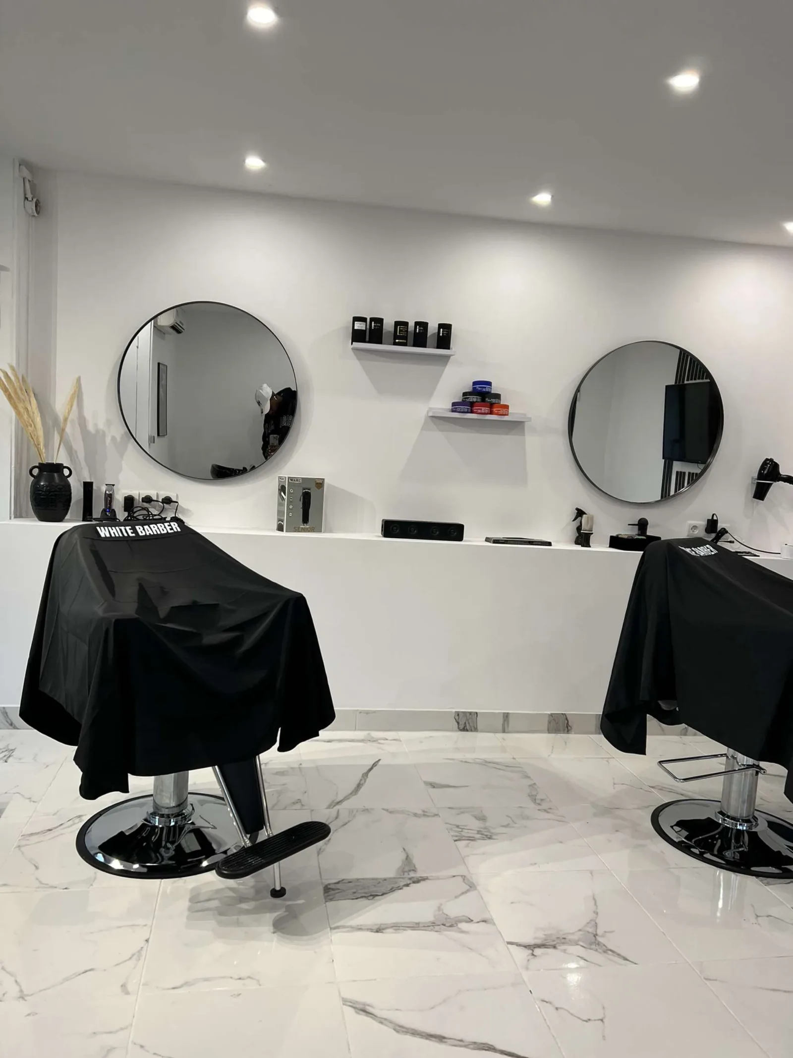 White barber