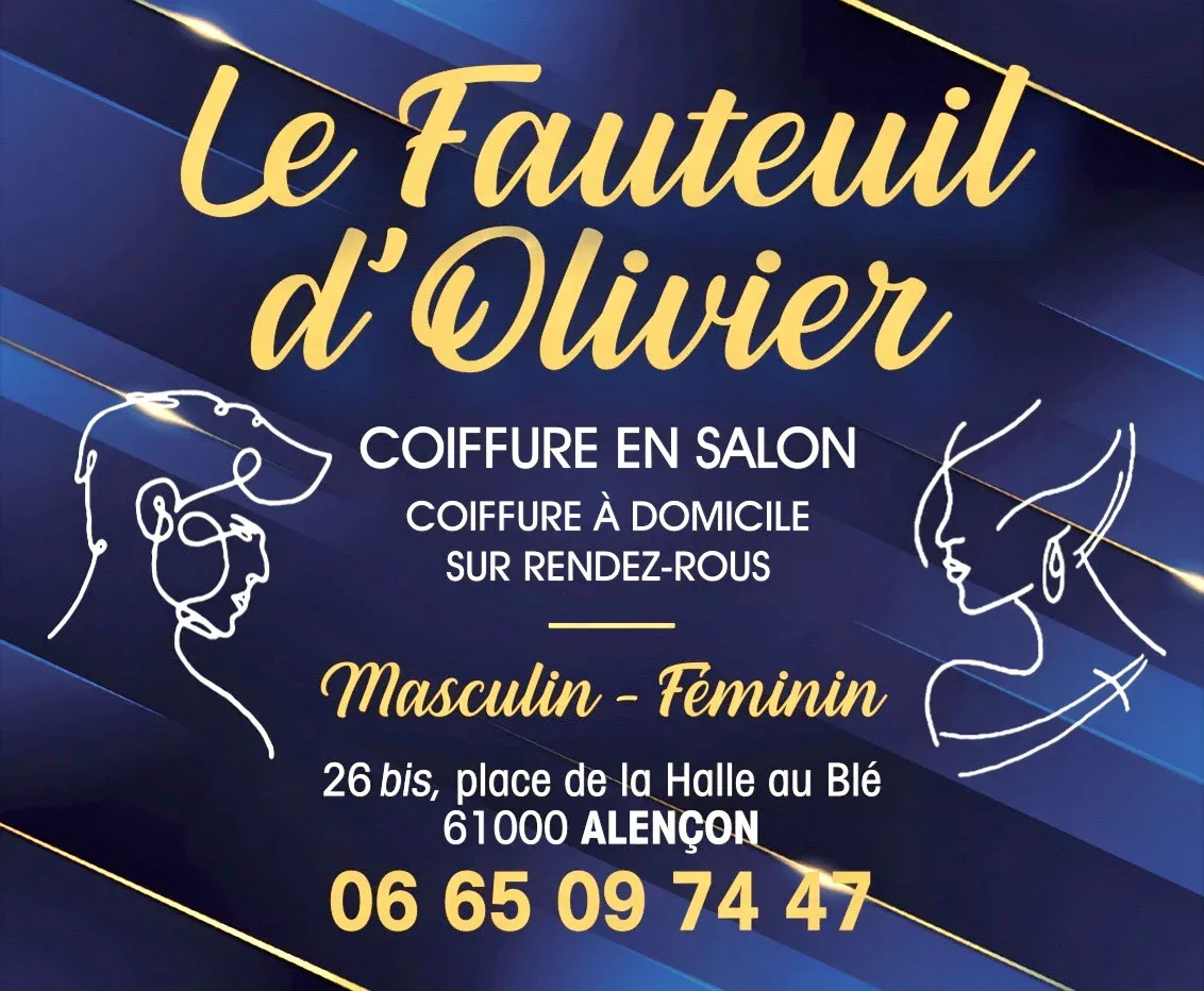 Le fauteuil d’Olivier - Coiffure Alençon - OneBooking