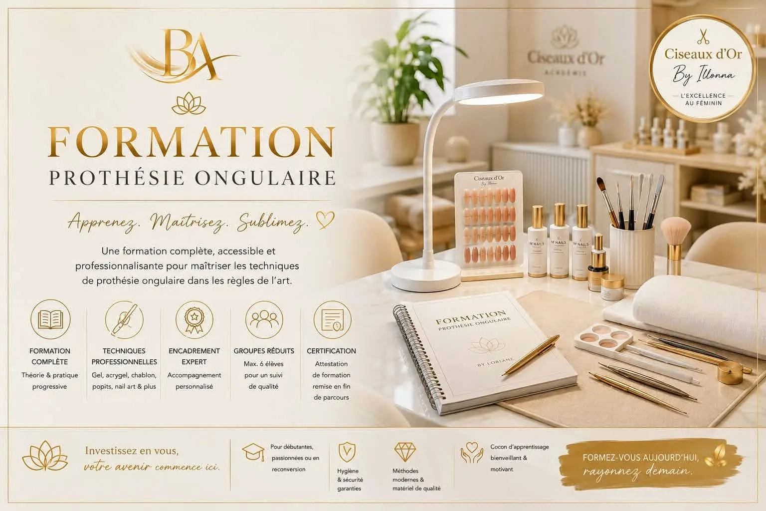 Bellissim' Ongles & Ciseaux d'or - Coiffure Villefranche-de-Rouergue - Bellissim' Ongles & Ciseaux d'or - Photo Galerie - OneBooking