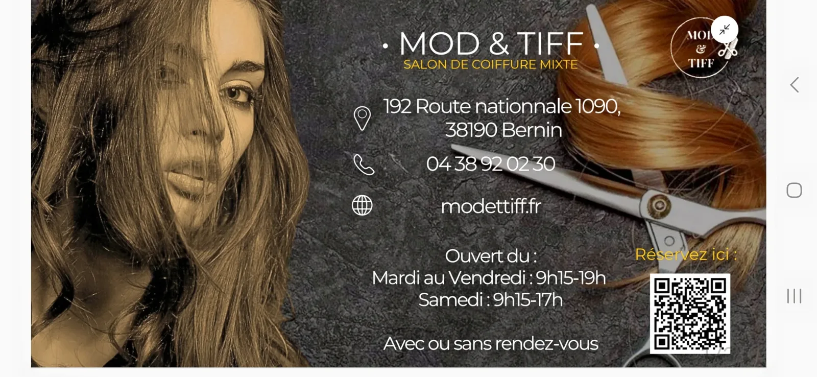 Coiffure mod et tiff - Coiffure Bernin - Coiffure mod et tiff - Photo Galerie - OneBooking