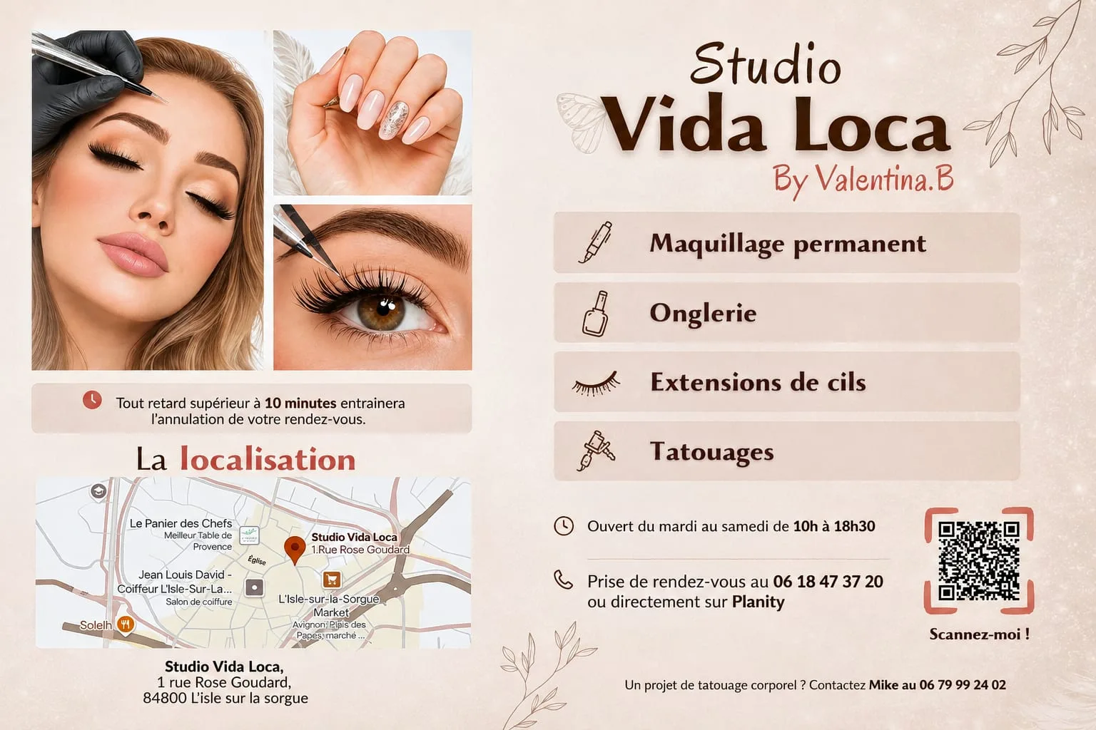 Valentina B chez Studio Vida Loca - Onglerie L'Isle-sur-la-Sorgue - Valentina B chez Studio Vida Loca - Photo Galerie - OneBooking