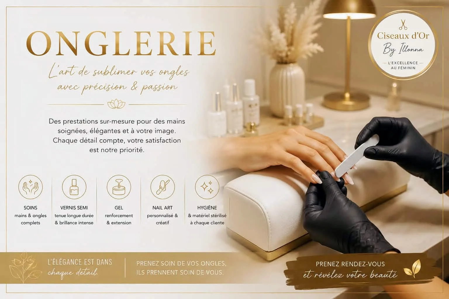 Bellissim' Ongles & Ciseaux d'or - Coiffure Villefranche-de-Rouergue - Bellissim' Ongles & Ciseaux d'or - Photo Galerie - OneBooking