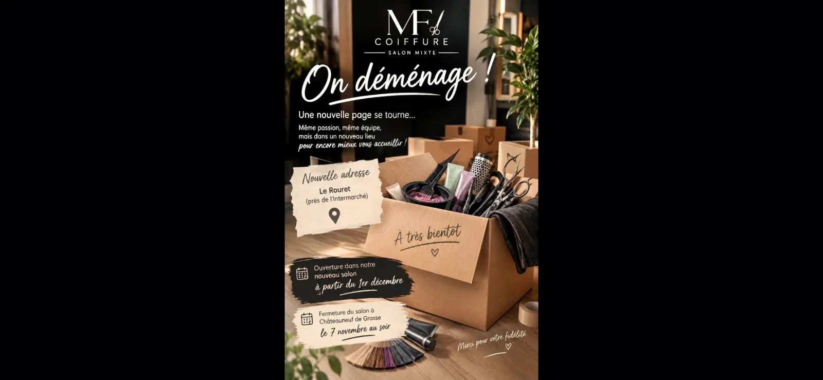 MF Coiffure - Coiffure Châteauneuf-Grasse - MF Coiffure - Photo Galerie - OneBooking
