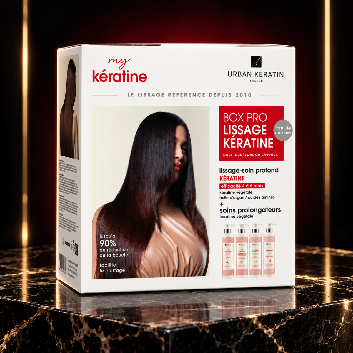 BOX PRO LISSAGE KÉRATINE MY KÉRATINE 6x400ML