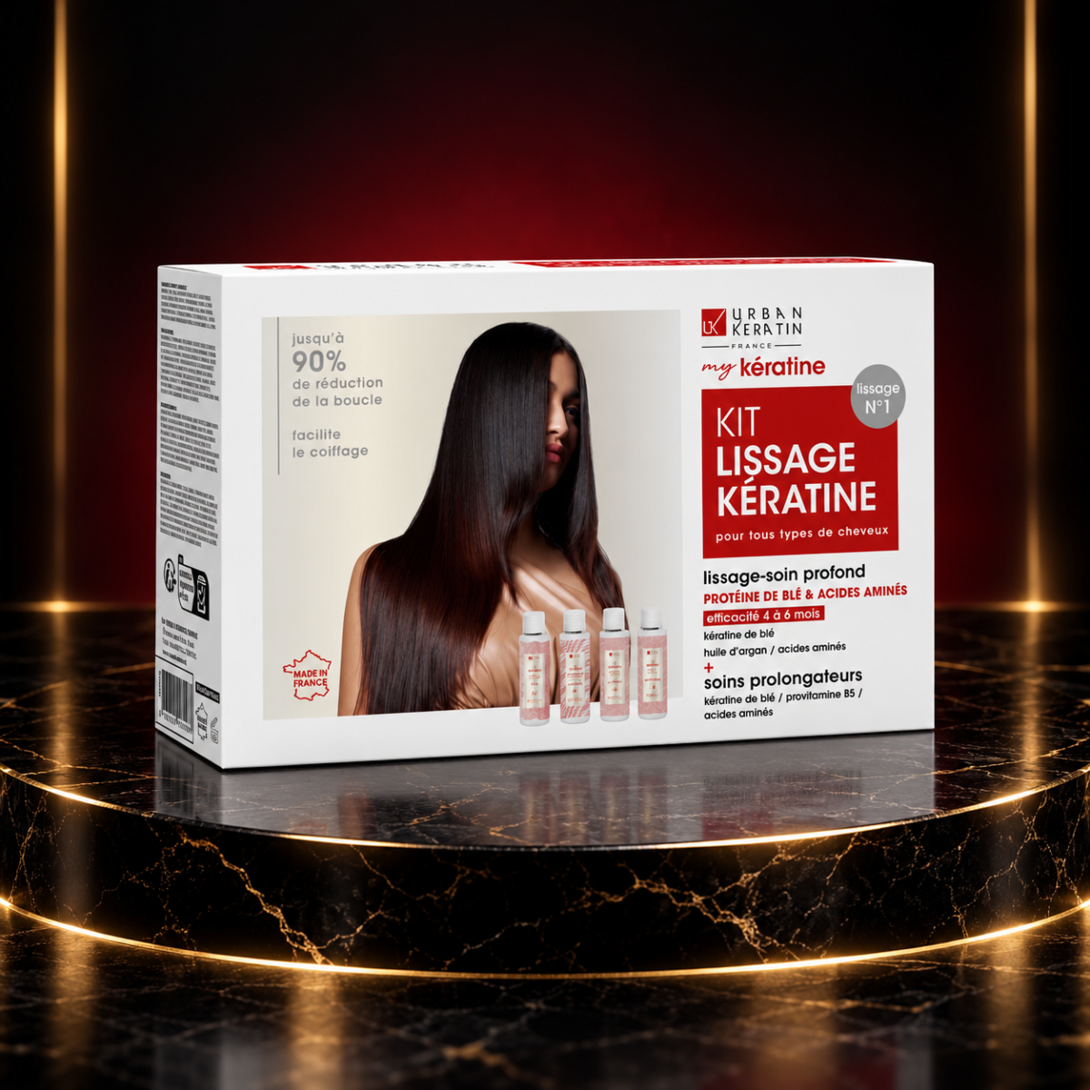 MINI KIT LISSAGE KÉRATINE MY KÉRATINE 4x100ML