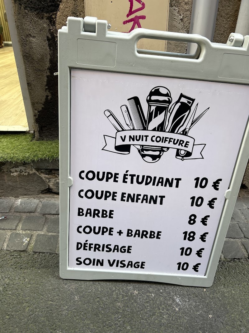 V nuit coiffure