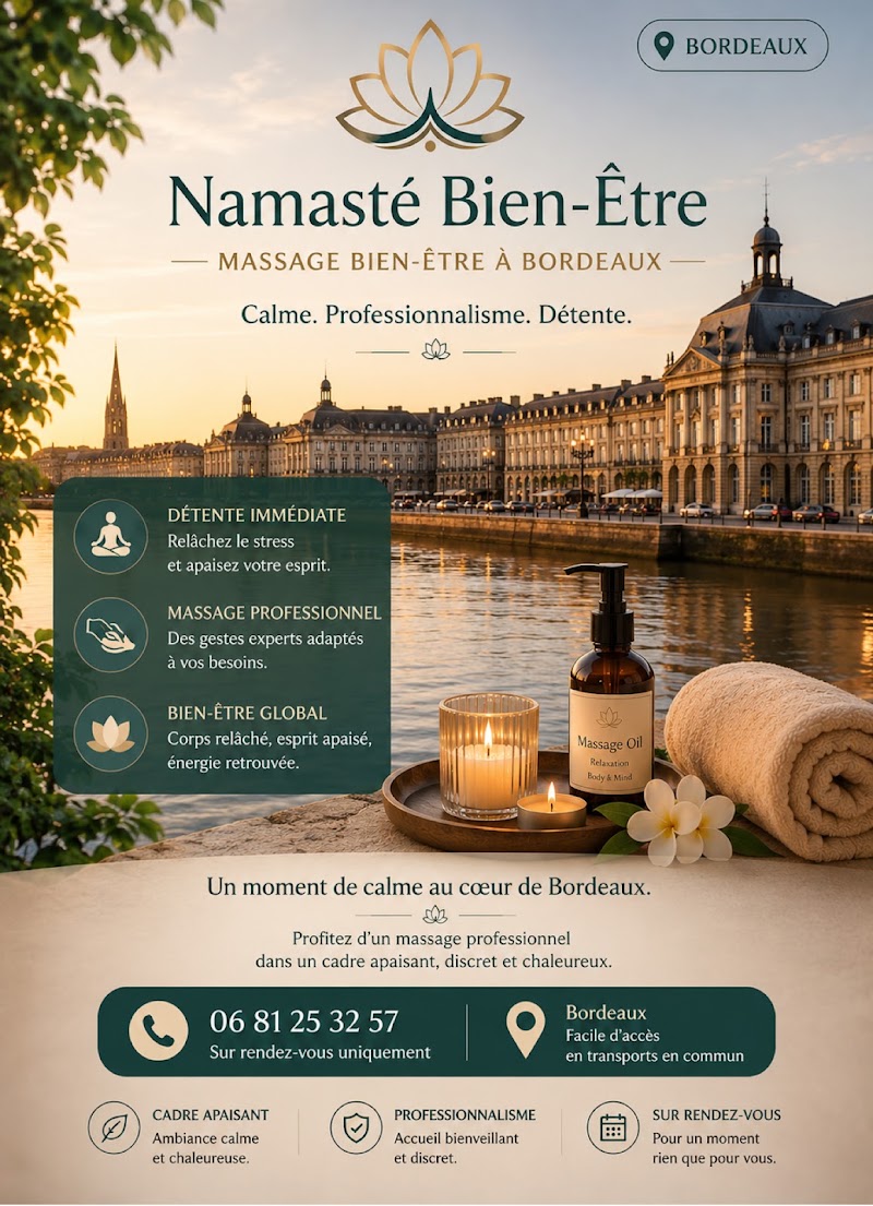 Namasté Bien-Être – Espace de massage à Bordeaux