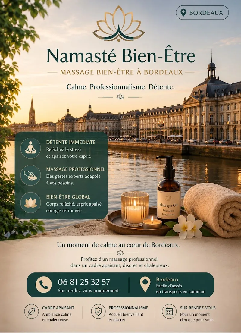 Namasté Bien-Être – Espace de massage à Bordeaux