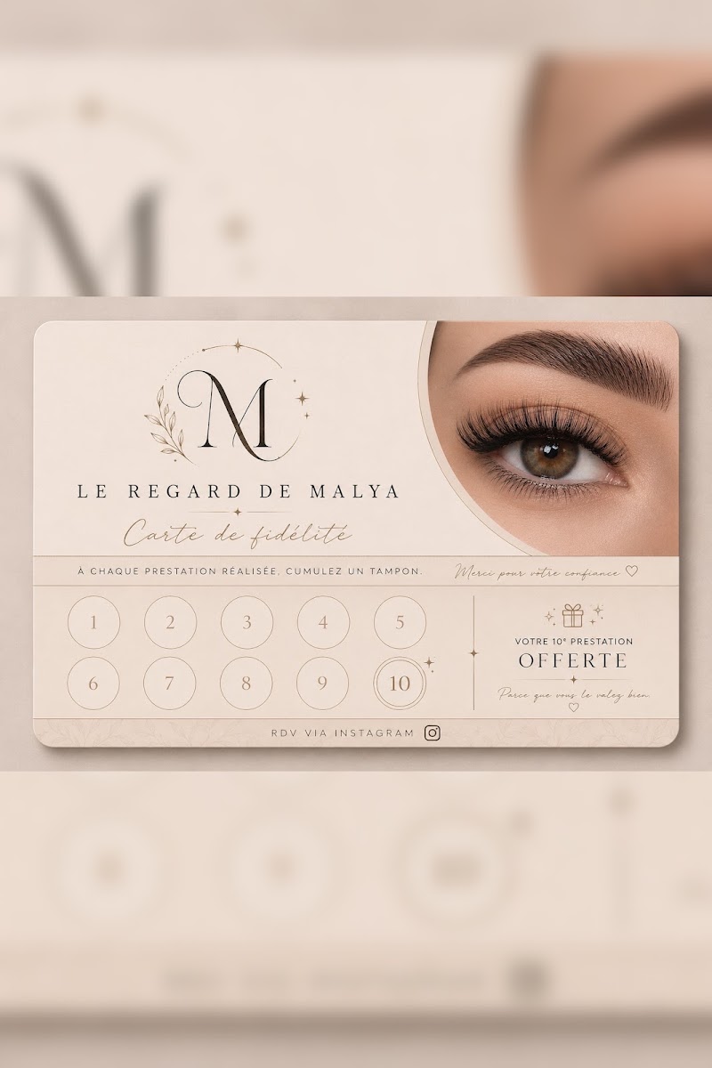 Le regard de Malya cils et sourcils
