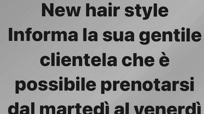 New Hair Style di Trovato Orazio Luca - Coiffure Catania - Photo de couverture - OneBooking