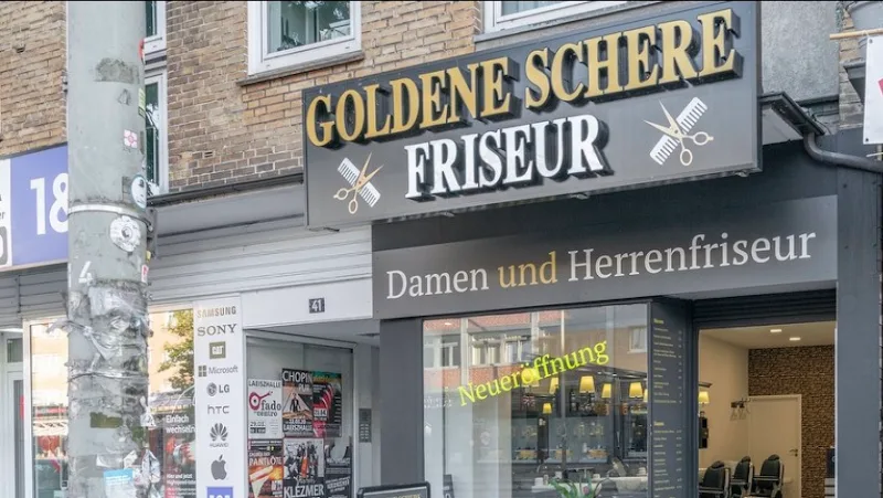 Goldene Schere Friseur - Coiffure Hamburg - Photo de couverture - OneBooking