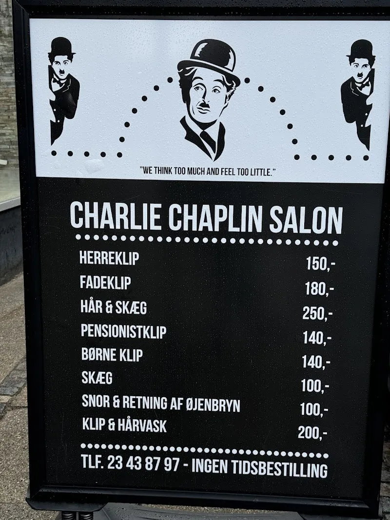Charlie Chaplin frisør randers - Coiffure Randers - Photo de couverture - OneBooking