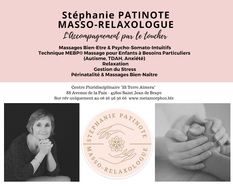METAMORPHOZ STÉPHANIE PATINOTE MASSO-RELAXOLOGUE