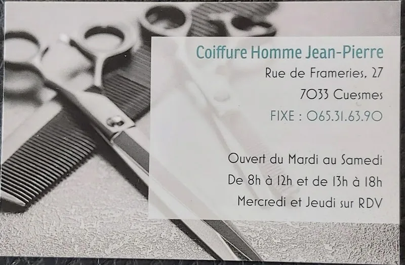 Coiffure Homme Jean-Pierre