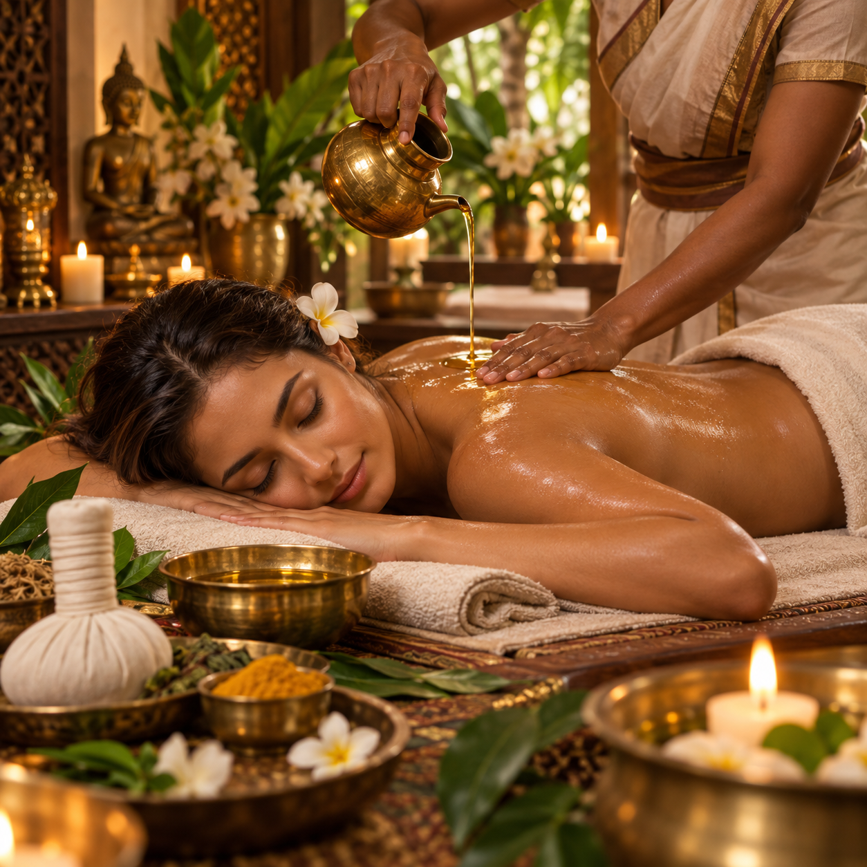 Massage Abhyanga Ayurvédique
